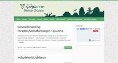 Desktop Screenshot of bistrupspejderne.dk